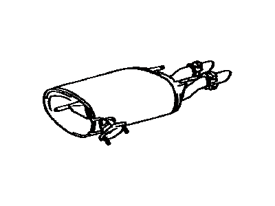 Lexus ES300 Exhaust Pipe - 17430-20020