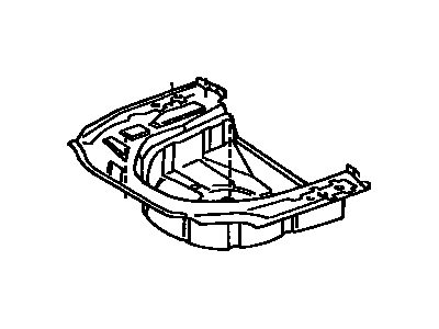 Lexus 58311-33010 Pan, Rear Floor