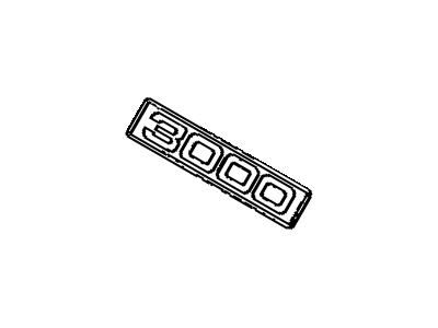 1992 Lexus ES300 Emblem - 11286-62020