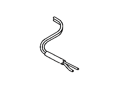 Lexus 17308-20060 Hose Sub-Assy, Vacuum(For Idle-Up)