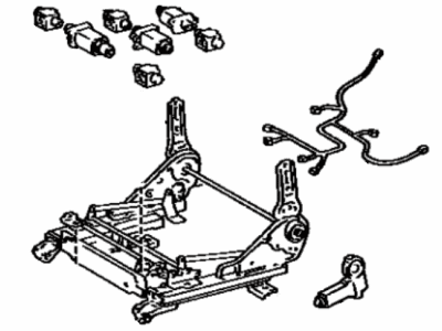 Lexus 72010-33020 Adjuster Sub-Assy, Front Seat, RH