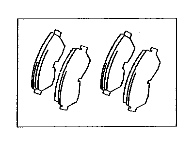 1995 Lexus ES300 Brake Pad Set - 04465-33060