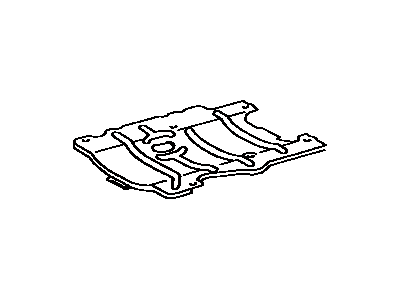 Lexus 12122-62020 Plate, Oil Pan Baffle, NO.1