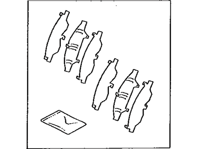 Lexus 04945-33010 Shim Kit, Anti Squeal, Front