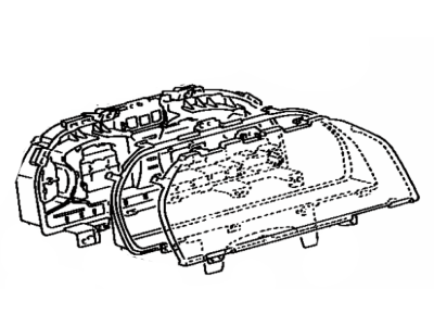 Lexus LS400 Instrument Cluster - 83132-50150