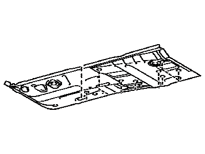 2012 Lexus CT200h Floor Pan - 58111-76901