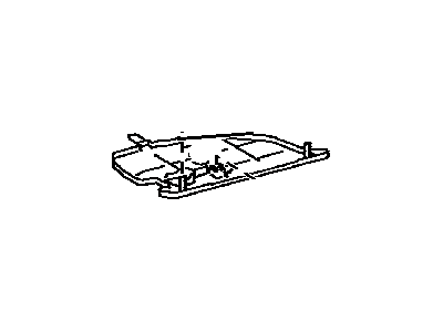 Lexus 55607-76011 Cover Sub-Assembly, Instrument