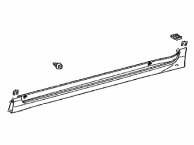 Lexus 75850-76010-J4 MOULDING Assembly, Body