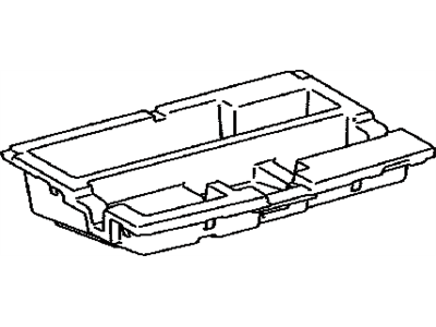 Lexus 64993-76031 Box, Deck Floor, Rear