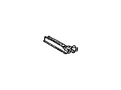 Lexus 57054-12010 Reinforcement Sub-Assy, Front Floor Cross Member, LH