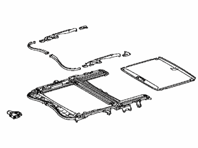 Lexus 63200-76020-A1 Housing Assy, Sun Roof