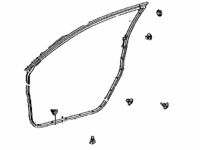2014 Lexus CT200h Door Seal - 67862-76010