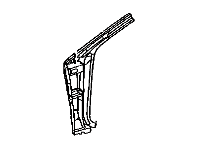 Lexus 61108-76901 Reinforcement Sub-Assembly,Front Pillar