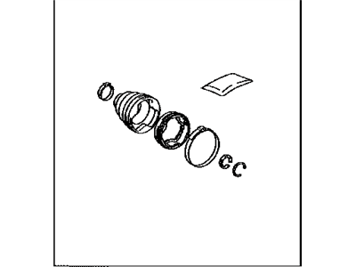 Lexus 04437-47033 Boot Kit, Front Drive Shaft