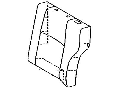 Lexus 71078-76160-C7 Rear Seat Back Cover Sub-Assembly, Left (For Separate Type)