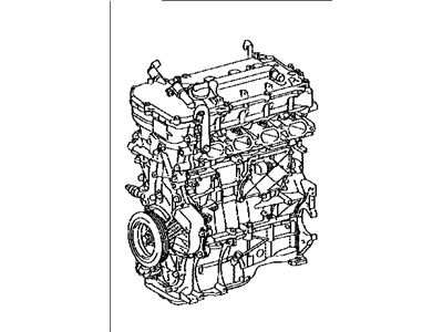 Lexus 19000-37460 Engine Assembly,Partial