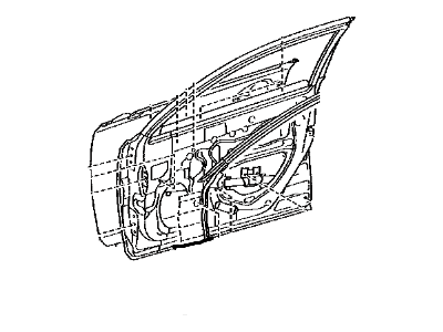 Lexus 67002-76050 Panel Sub-Assembly, Front Door Inside