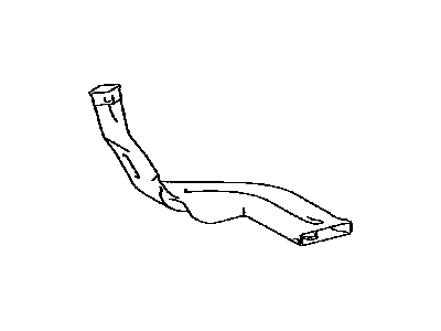 Lexus 87213-75010 Duct, Air, Rear NO.2