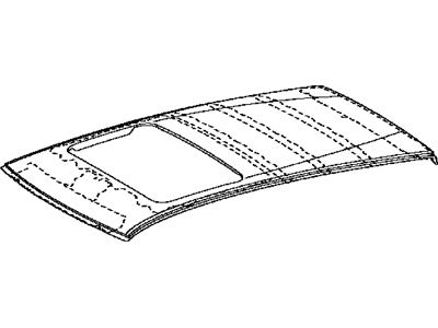 Lexus 63111-76010 Panel, Roof