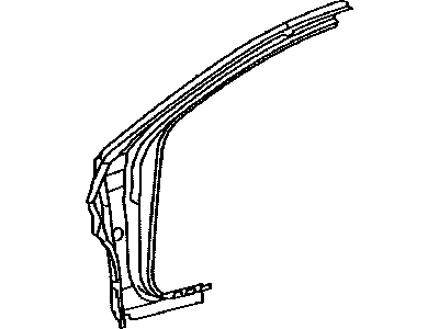 Lexus 61131-76010 Pillar, Front Body, Upper