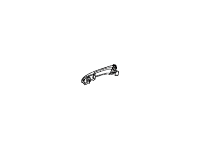 Lexus 69210-48040-D4 Front Door Handle Assembly, Outside Right