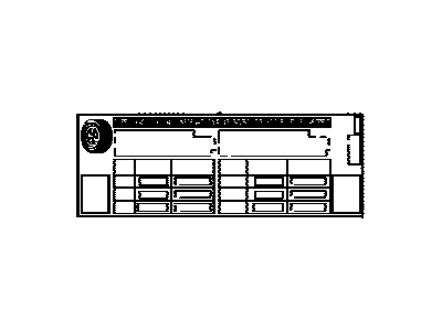 Lexus 42661-76030 Label, Tire Pressure