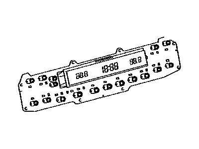 Lexus 55935-76060 Circuit, Center Cluster