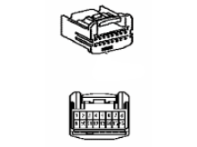 Lexus 90980-12553 Housing, Connector F