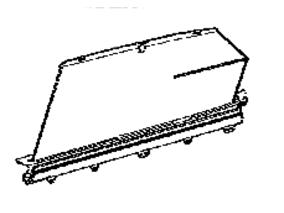 Lexus 65907-0E030 Curtain Sub-Assembly, Rear