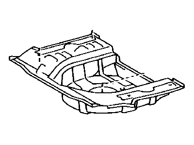 Lexus 58311-33060 Pan, Rear Floor