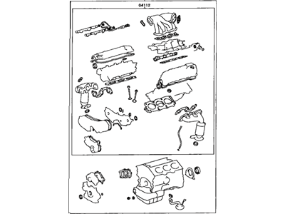 Lexus 04111-20280 Gasket Kit, Engine Overhaul