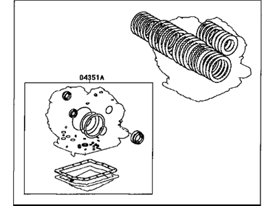 Lexus RX330 Automatic Transmission Overhaul Kit - 04352-33070