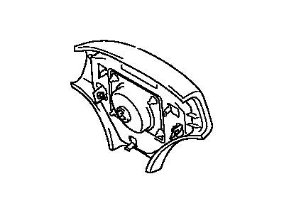 Lexus 45130-33341-B0 Button Assy, Horn