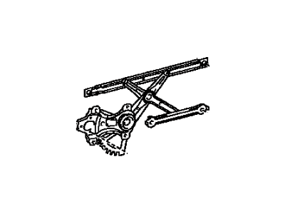 Lexus RX400h Window Regulator - 69802-33040