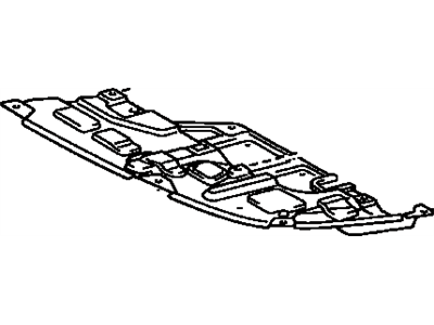 Lexus 51442-33060 Front Engine Under Cover, No.2