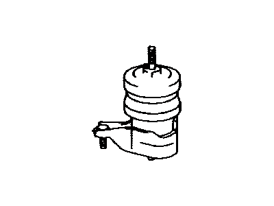 Lexus 12372-20060 Insulator, Engine Mounting, LH(For Transverse Engine)