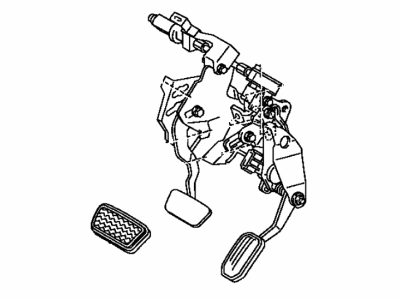 Lexus 78030-33030 Pedal Assy, Accelerator & Brake