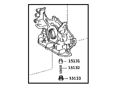 2007 Lexus RX350 Oil Pump - 15100-20050