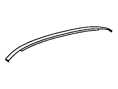 Lexus 75556-75010-A0 Moulding, Roof Drip Side Finish, Center LH