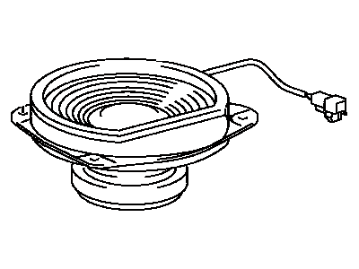 Lexus 86160-33630 Speaker Assy, Rear NO.2