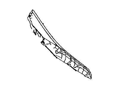 Lexus 55011-24120-B0 GARNISH Sub-Assembly, Instrument Panel