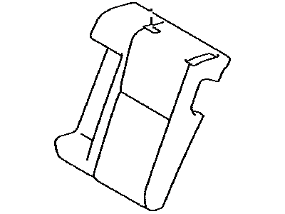 Lexus 71078-53150-D6 Rear Seat Back Cover Sub-Assembly, Left (For Separate Type)