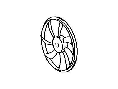 Lexus IS350 Fan Blade - 16361-38040