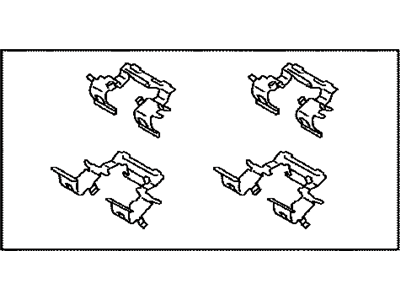 Lexus 04947-30140 Fitting Kit,Disc Brake