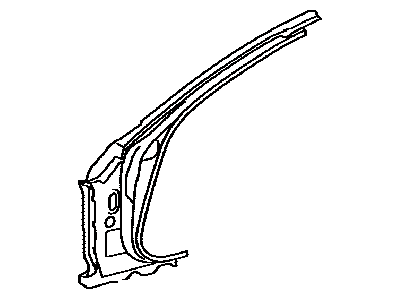 Lexus 61131-30321 Pillar, Front Body, Outer