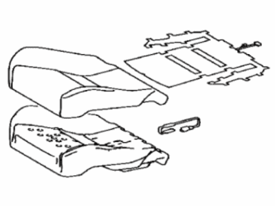 Lexus 71101-53440-D4 Seat Sub-Assembly, Front RH