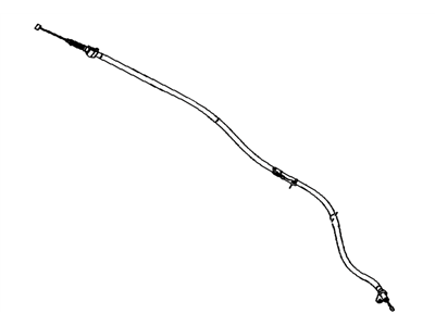 Lexus IS Turbo Parking Brake Cable - 46430-53020