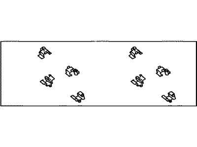 Lexus 04948-12071 Fitting Kit, Disc Br