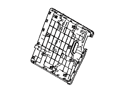 Lexus 71702-53010-C0 Board Sub-Assembly, Rear Seat