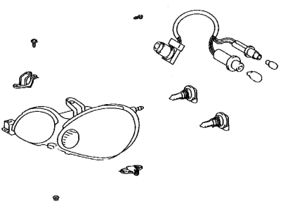 Lexus 81150-3A612 Headlamp Assembly, Left